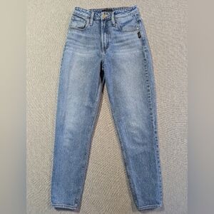 Silver Jeans Mom Jean Women's 24 X 29 Medium Wash Blue Tapered Leg